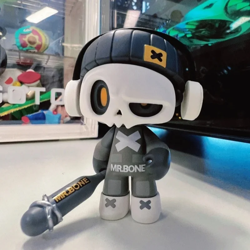 Подлинная серия Mr.Bone Junior First Day слепая коробка мини-фигурка аниме зомби игровой