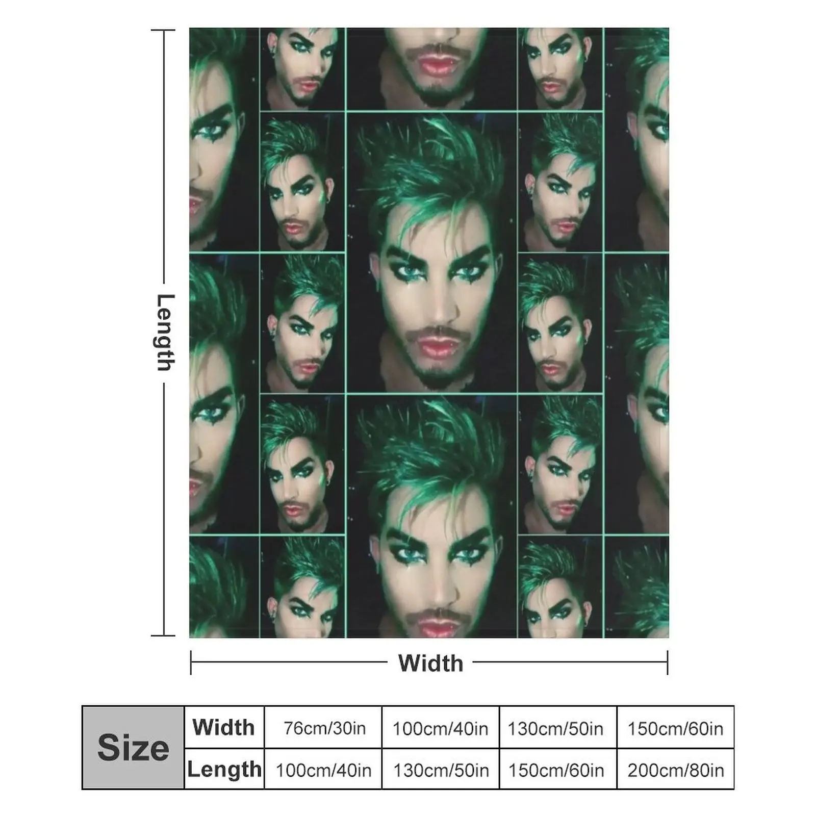 Великолепное зеленое одеяло Adam Lambert для детских меховых одеял