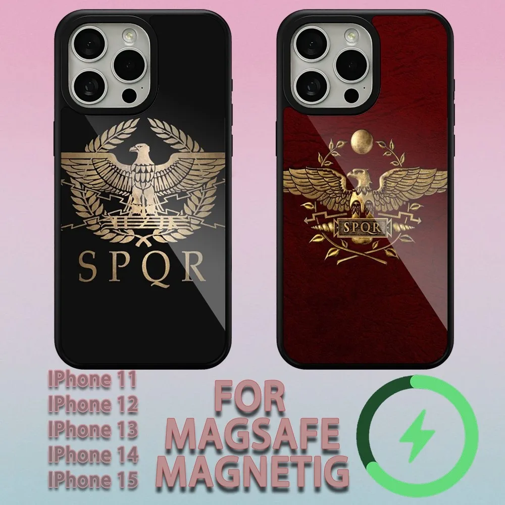 Чехол Для Телефона SPQR Roman Imperial Legion iPhone 11/12/13/14/15 Pro Max Magsafe