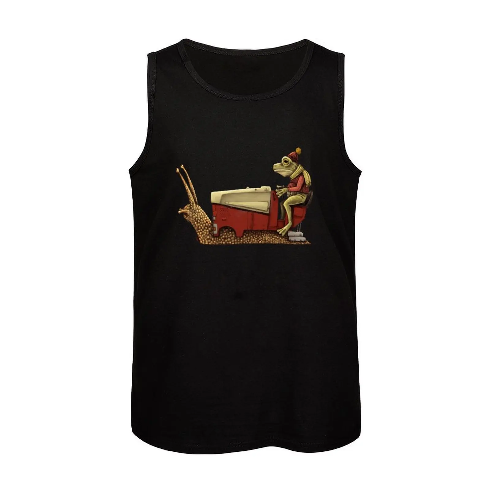 Лягушка Замбони классическая. Майка мужская без рукавов жилет одежда для