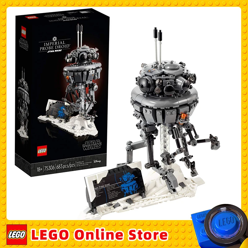 

LEGO Star Wars Imperial Probe Droid 75306 Collectible Building Toy, New 2021 (683 Pieces), Multicolor