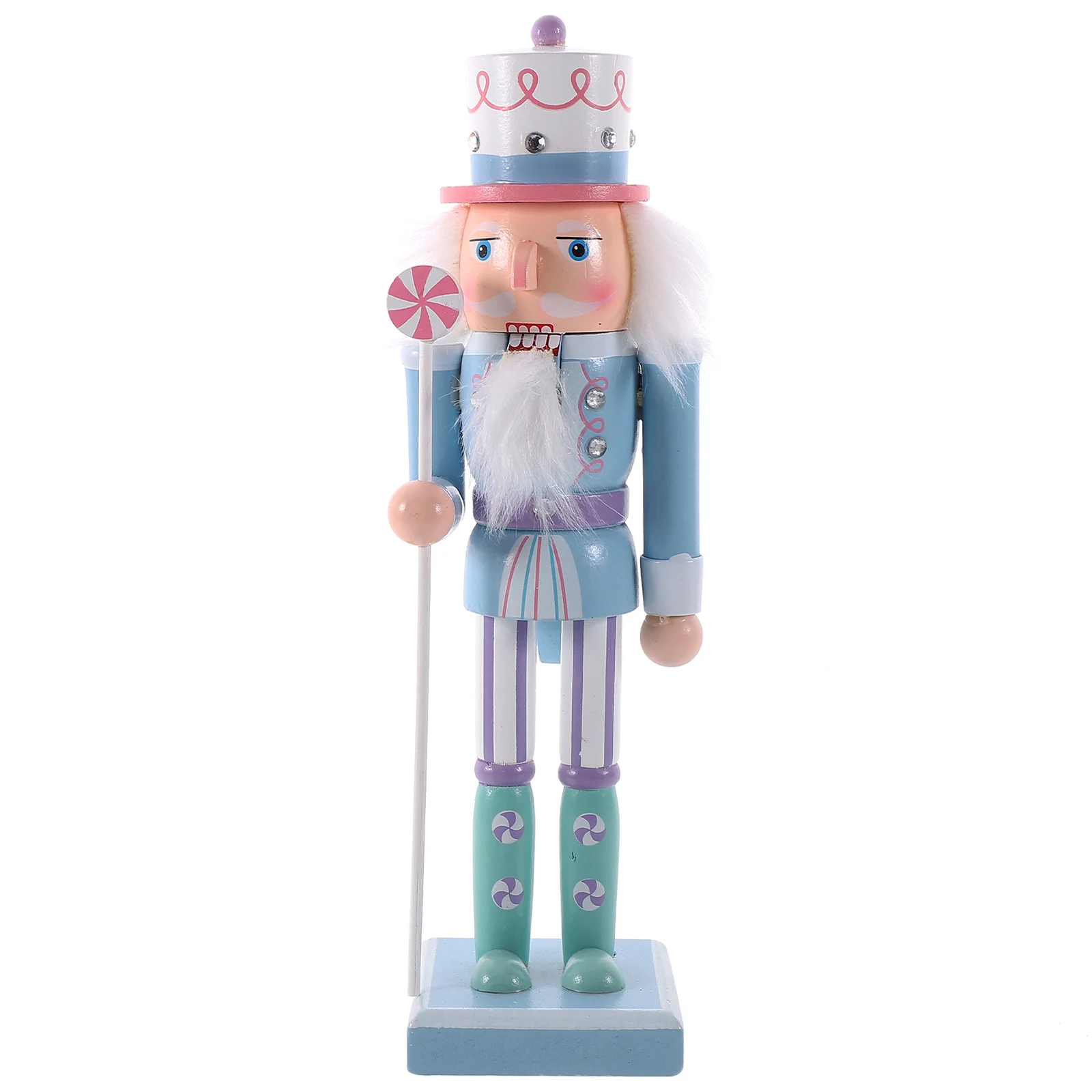 

Christmas Nutcrackers Figures Wooden Nutcracker Ornament Soldier Decorations Desktop Gift
