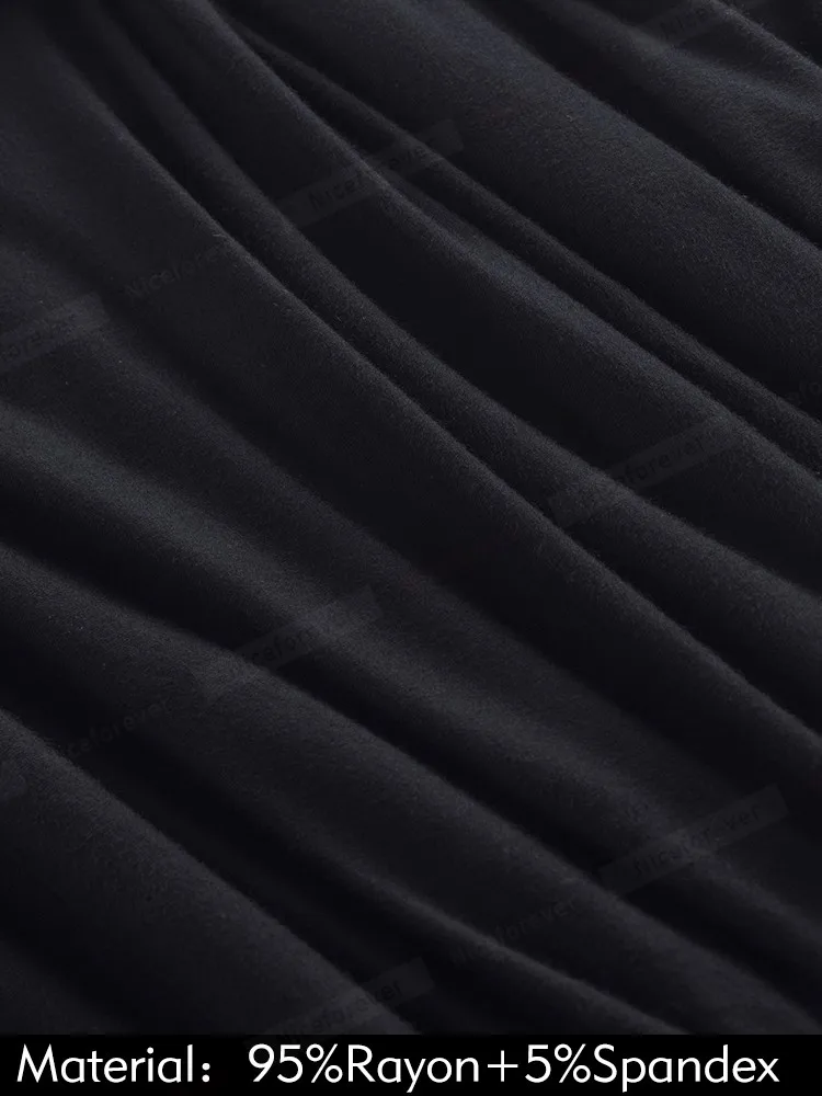 Женское платье с открытыми плечами Nice-forever однотонное повседневное прямое