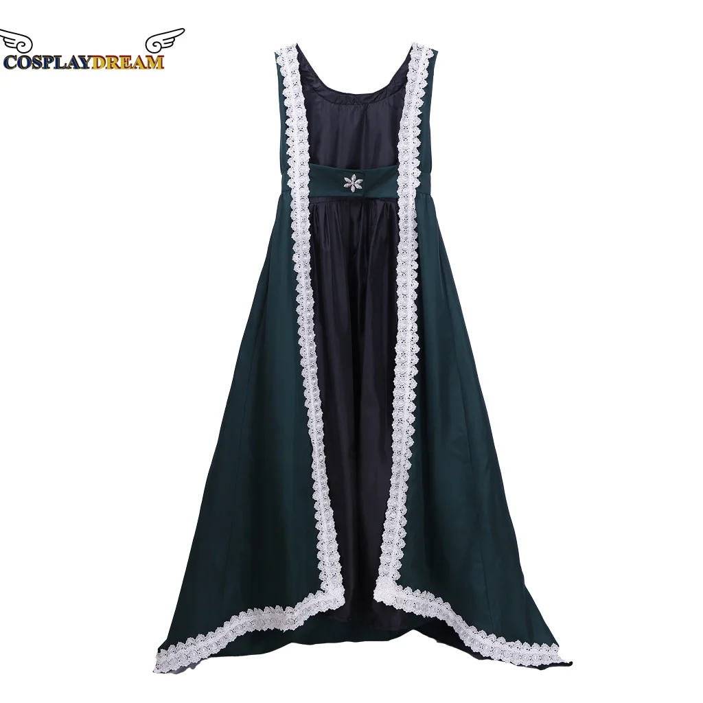 

Medieval Victorian Retro Dress Coat Medieval Regency Sleeveless Coat Noble Woman Halloween Cosplay Costume Dress