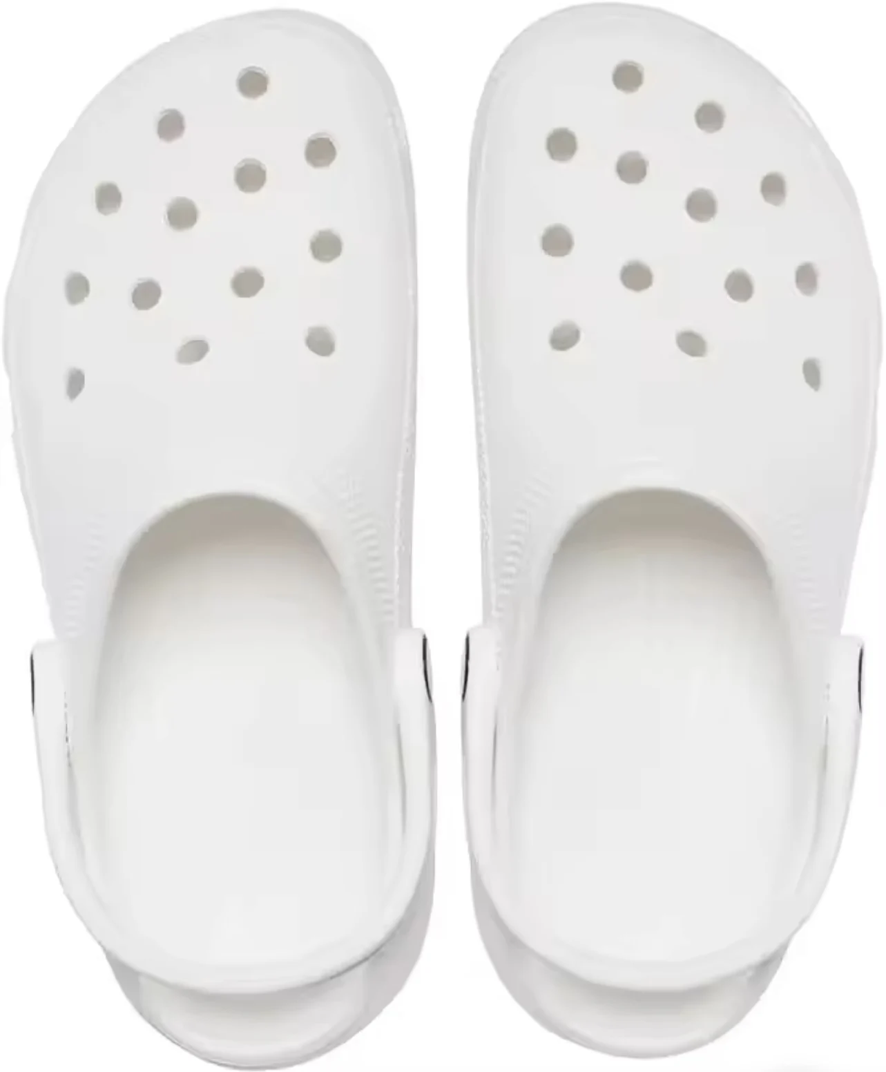 Женские классические туфли Crocs на платформе с мехом 206750