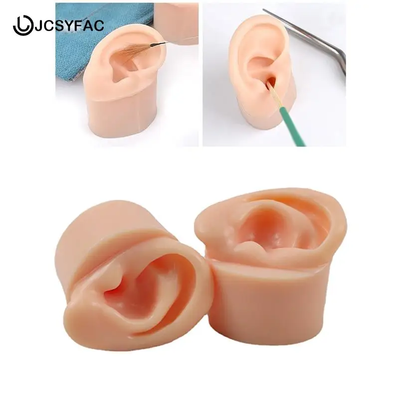 

Реалистичная мягкая силиконовая Ушная модель глубокого канала, нежная текстура с базовой обучающей инструкцией, реквизит для демонстрации...