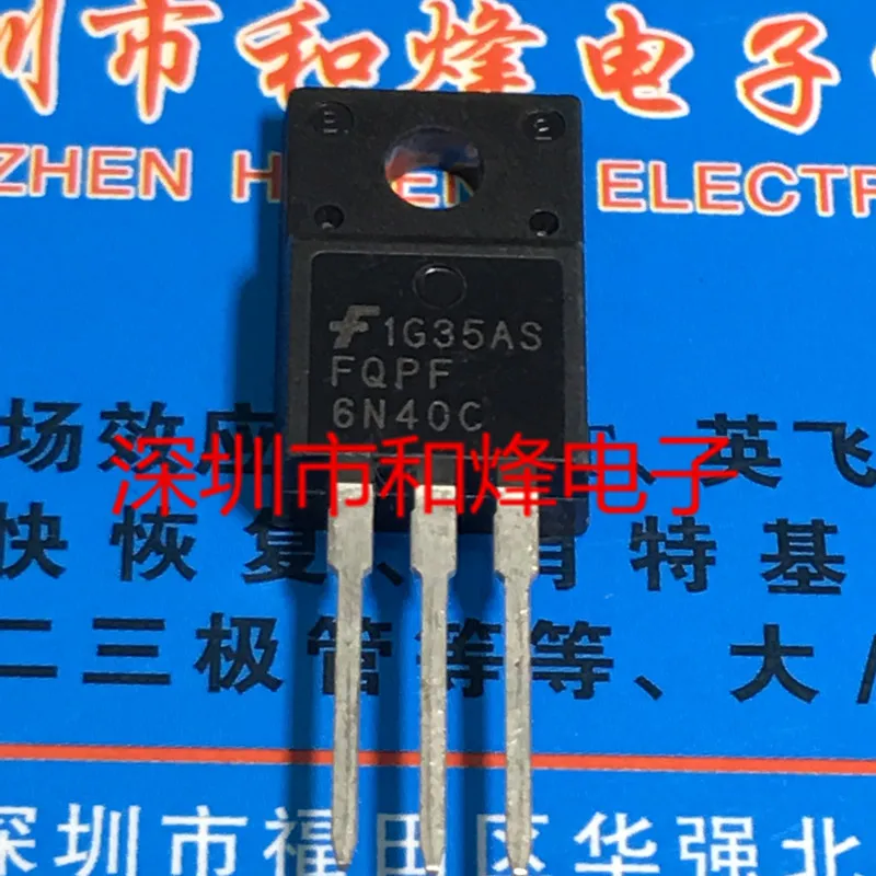 

5 шт.-10 шт. FQPF6N40C TO-220F 6A 400V Новый и оригинальный в наличии