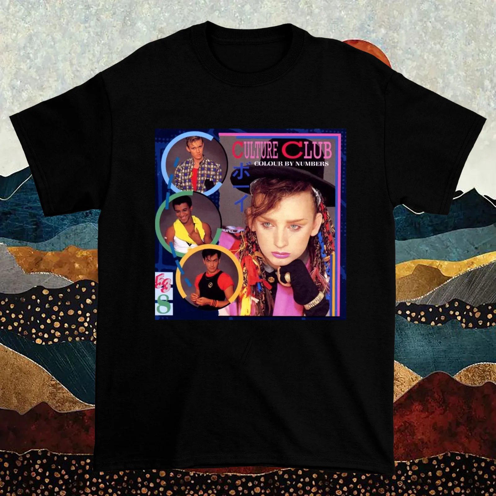 Фото Футболка Culture Club Band Color By Numbers, полный размер S-5XL №1