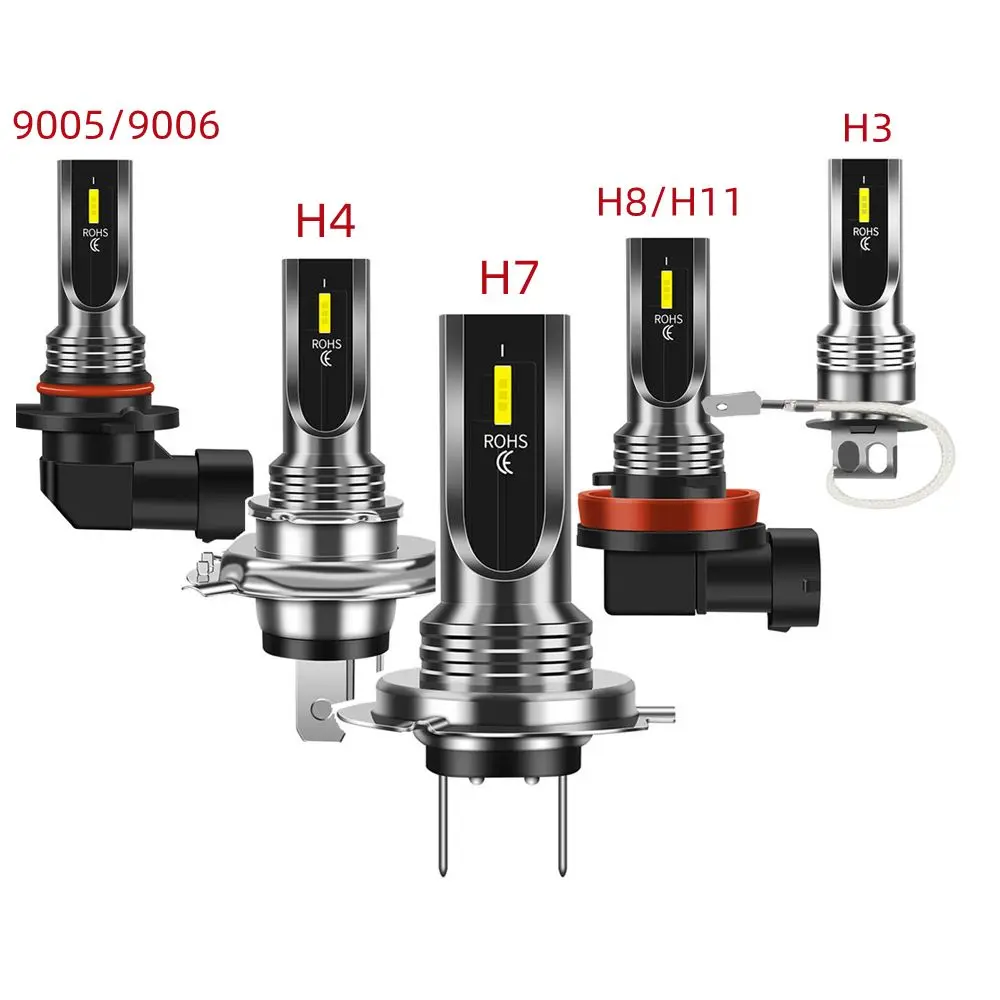 80 Вт 1860 CSP желтая Φ H3 H4 H7 9005 9006 H11 COB Автомобильная противотуманная лампа дневных