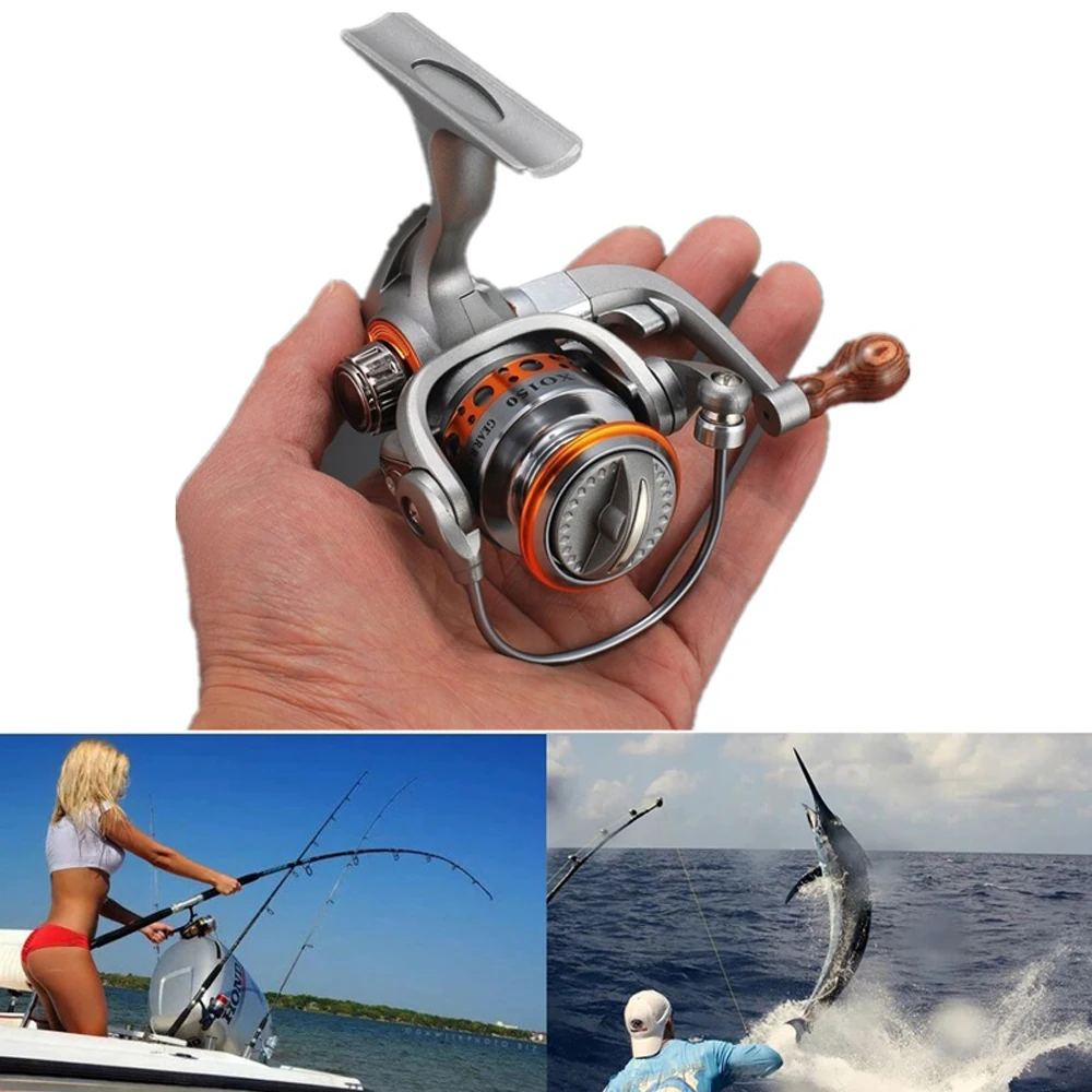 

Новая мини-спиннинговая рыболовная Катушка 12 + 1 шарикоподшипник для соленой и пресной воды Легкая мини-рыболовная спиннинговая катушка