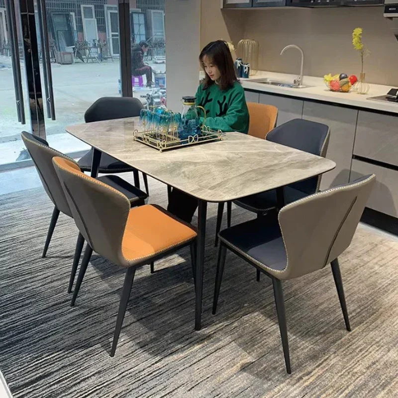 Легкий роскошный обеденный стол водонепроницаемые маслостойкие обеденные столы