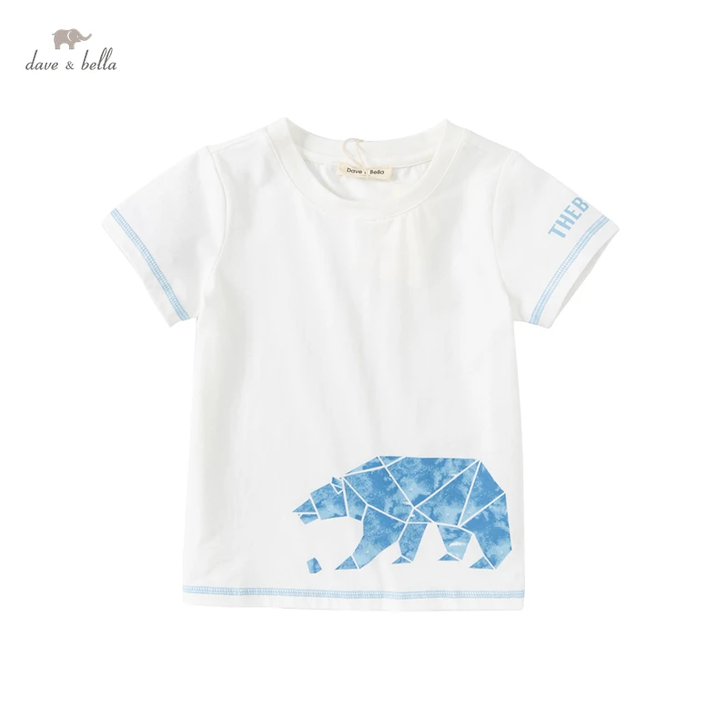 

DK2221579 летняя детская одежда для мальчиков в стиле Дейва Беллы, детская модная футболка с принтом, высококачественные модные футболки для ма...
