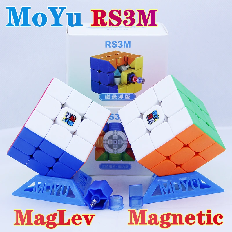 Магнитный кубик Moyu RS3M maglion 2021 Cobo 3x3 Магический RS3 M без наклеек rs3m 2020 3x3x3 скоростные