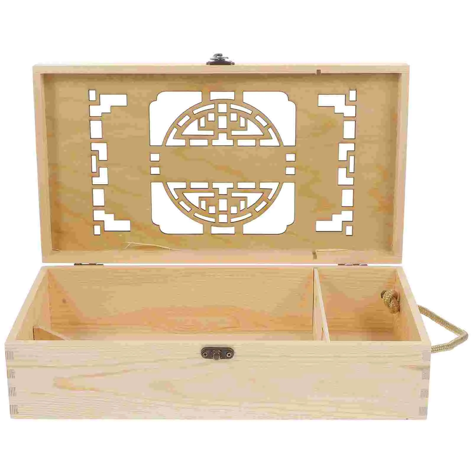 

Box Bottle Gift Case Wooden Champagne Container Tote Retro Carrier Rustic Wrapping Decorative Holder Wood Wedding Tasting