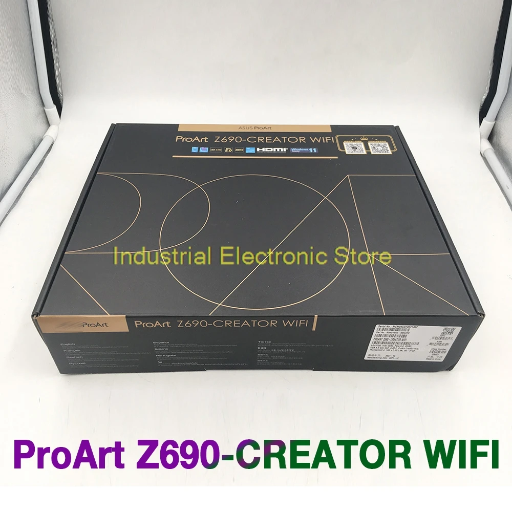 12-го поколения для процессора Core LGA1700 ASUS ProArt материнская плата серии Creative Design