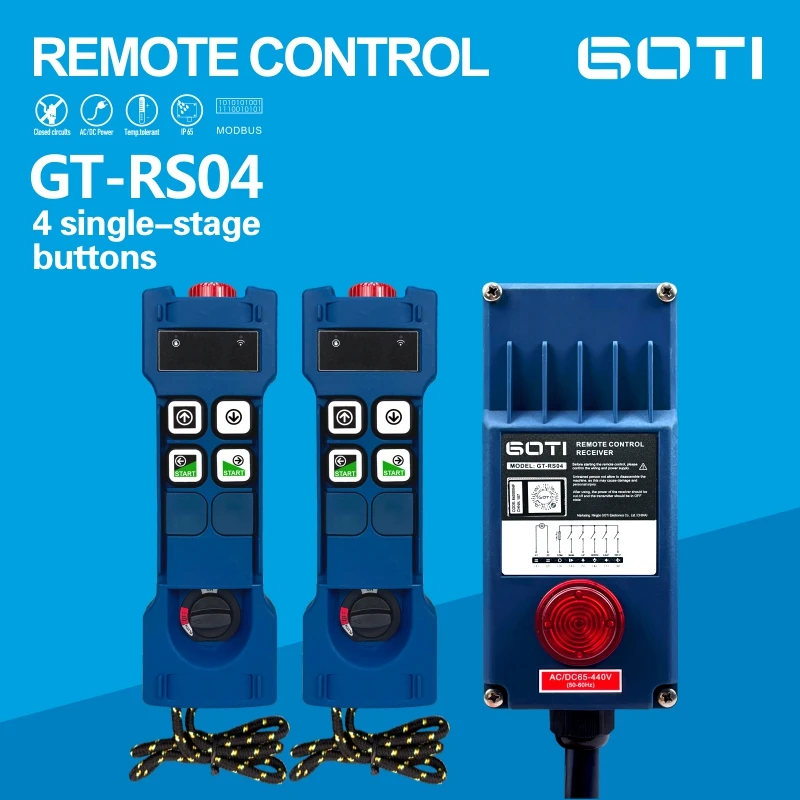 GT-RS04 2T1R промышленный радиоприемник беспроводной подъемный кран дистанционное