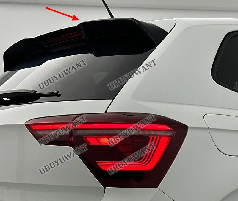 Фото Спойлер на крышку багажника в стиле GTI для Volkswagen POLO 9 (2022-2023), ABS, аксессуар для автомобиля №5