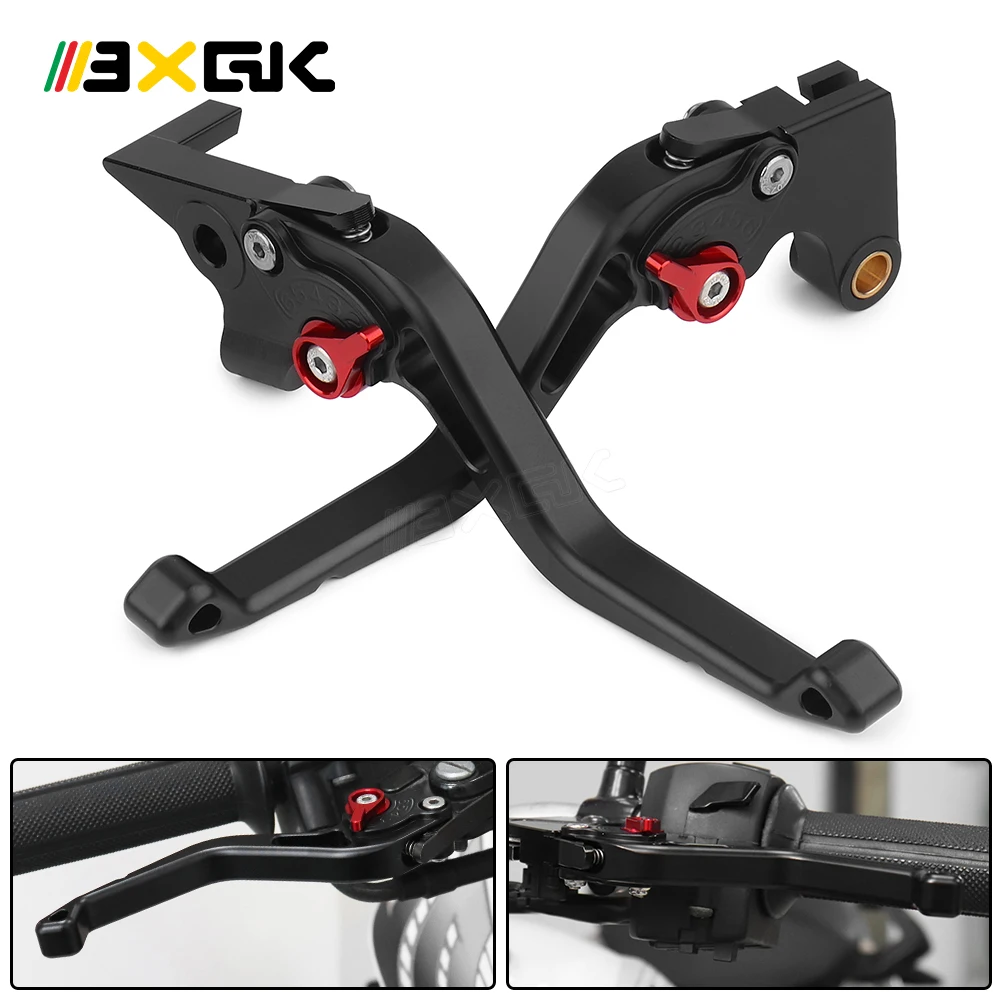 

For Vespa GTS 300 125 250 GTS300 GTS250 Motorbike CNC Aluminum Short Brakes Clutch Levers Adjustable Handles