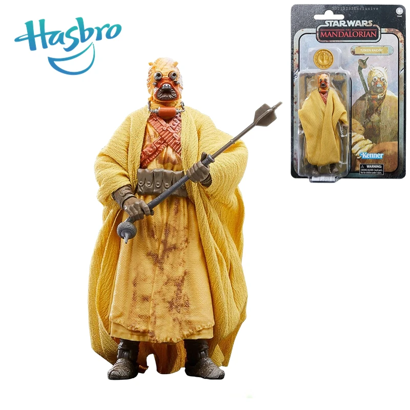 

In Stock Hasbro Star Wars Kenner Retro The Mandalorian Tusken Raider 6 Action Figure Model Toy Collection Hobby Gift