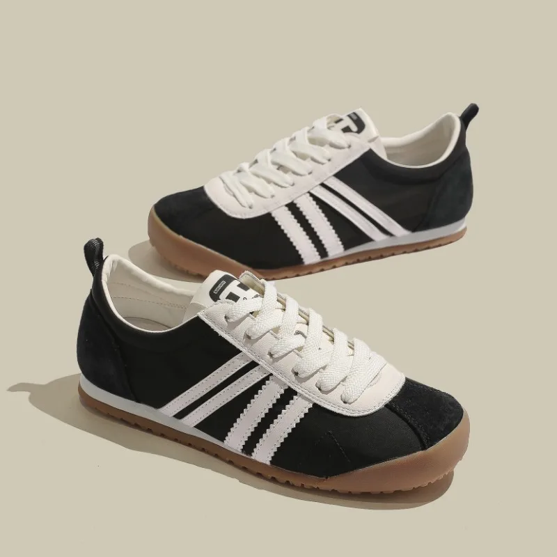 Модные женские вулканизированные туфли из кожи DeXun мягкие и гибкие