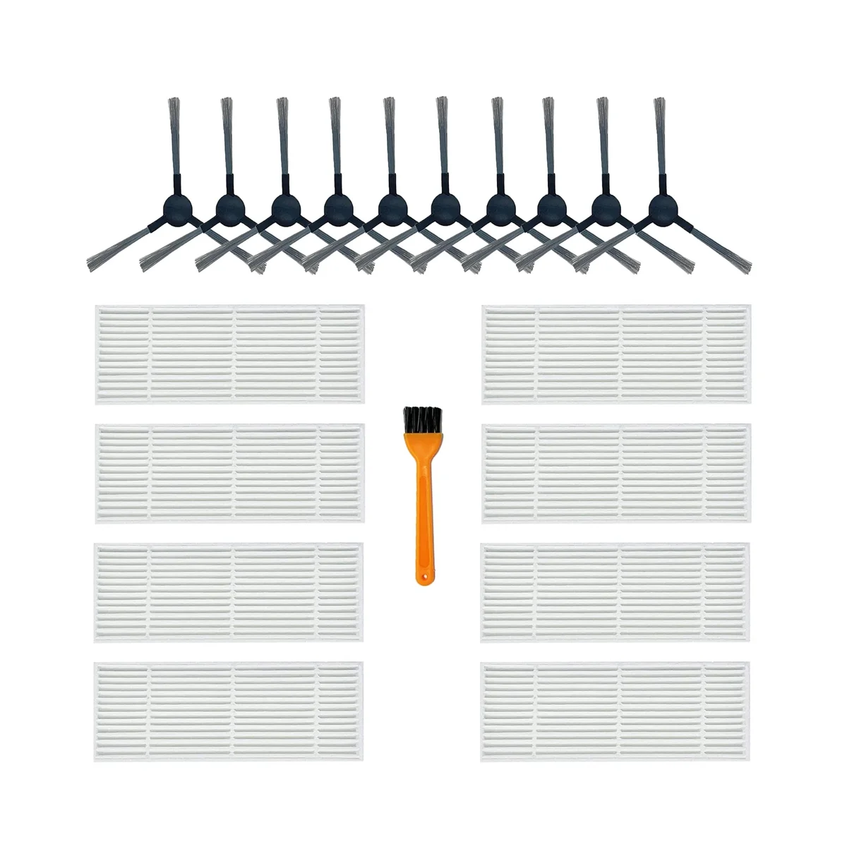 

Replacement Parts for MAMNV BR150/BR151,ZCWA BR150/BR151,MANVINS G20, ONSON BR150/BR151 2-In-1 Robot Vacuum Accessories