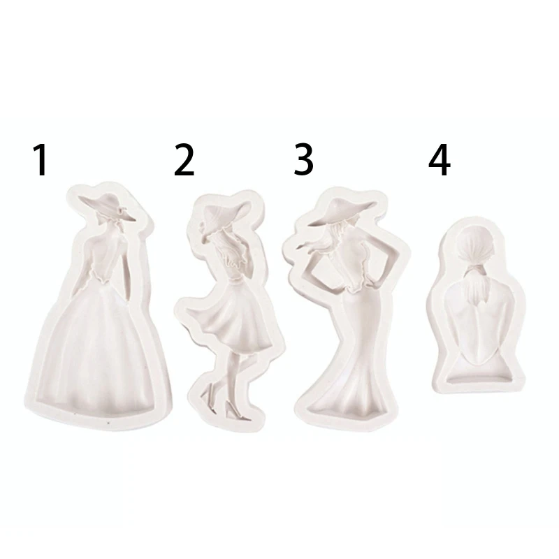

Fondant Moulds Silicone Material Chocolate Moulds Candy Moulds Women Back Shaped
