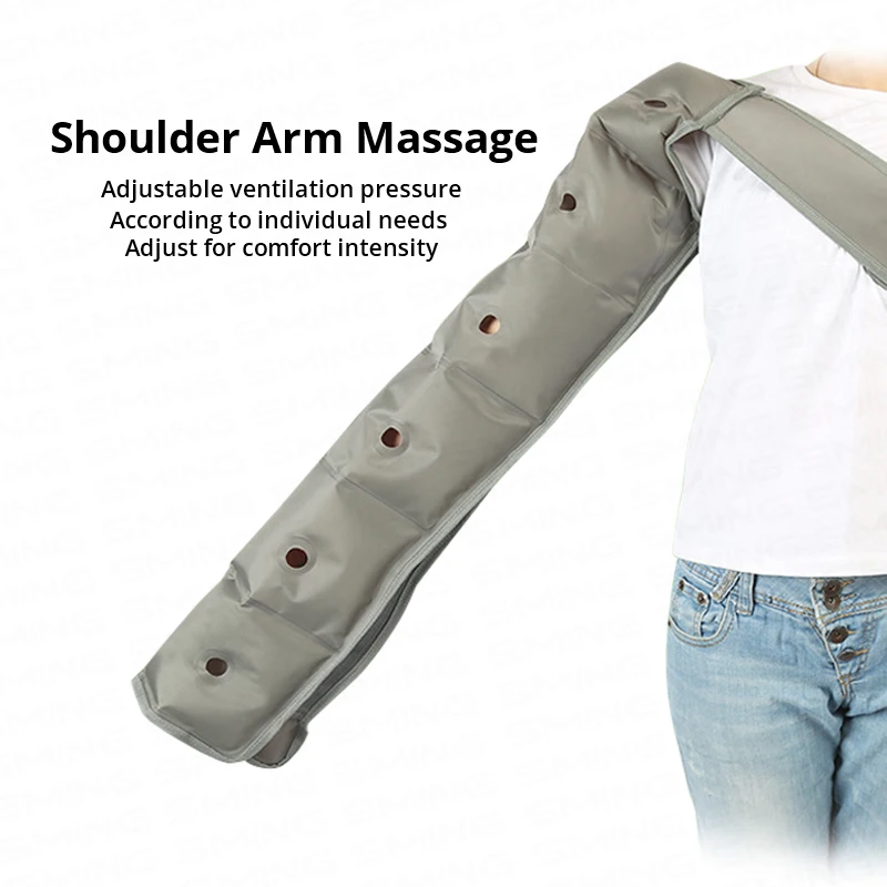 Новая усовершенствованная дышащая 6-полостная Воздушная волна Массажная рука