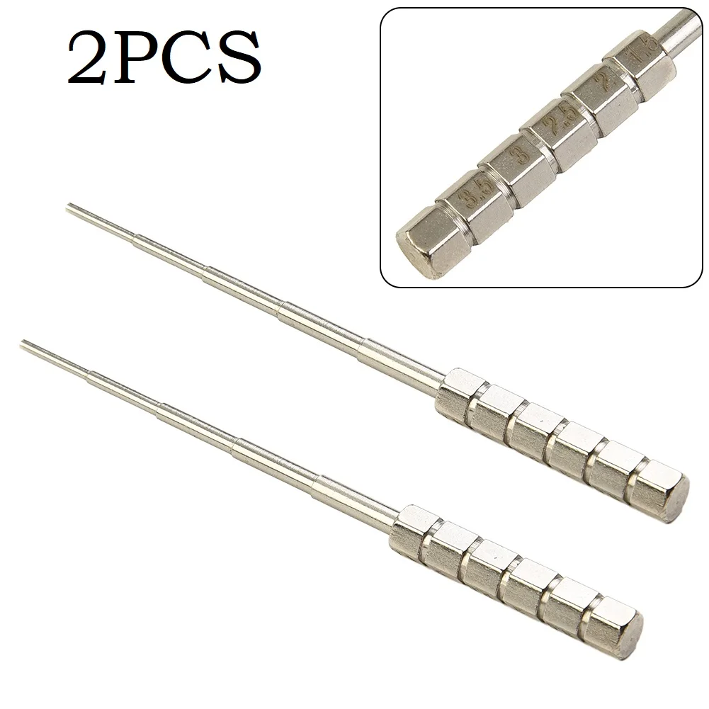 

2PCS 1.5mm/2.0mm/2.5mm/3mm/3.5mm Winding Wire Jig Stainless Steel Micro Wire Winding Rod Wrapping Wire Jig Tool