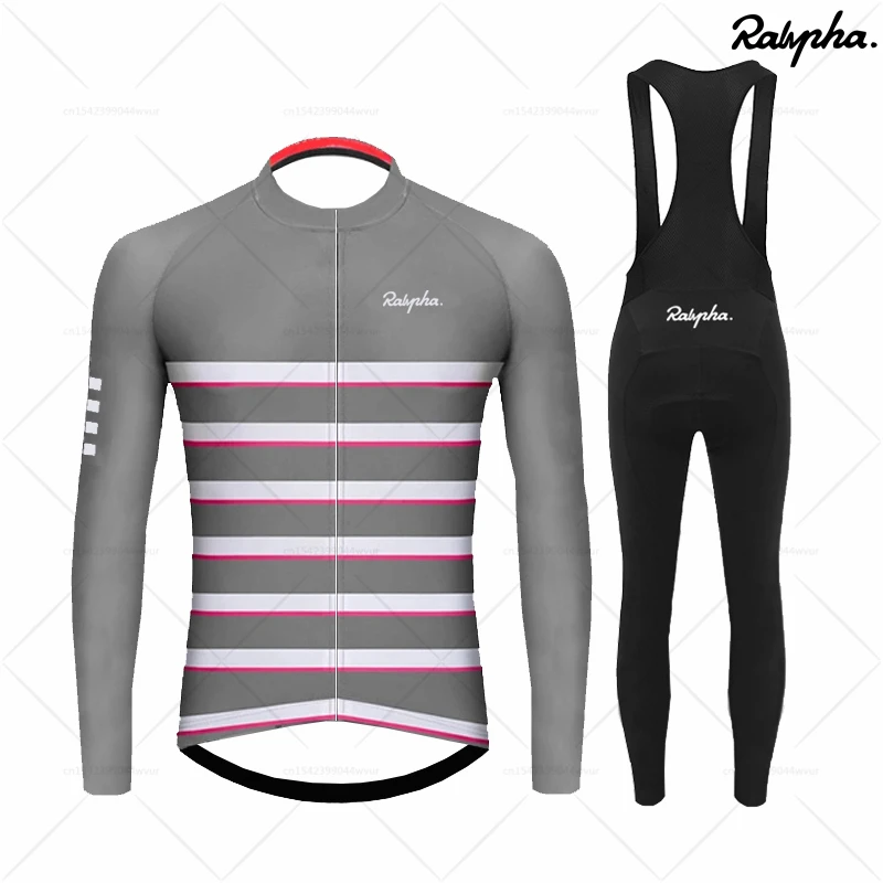 

Весна 2023, велосипедный комплект из джерси Raphaful с длинными рукавами, велосипедная Джерси, осенняя велосипедная одежда, брюки с нагрудником, велосипедная форма для горного велосипеда
