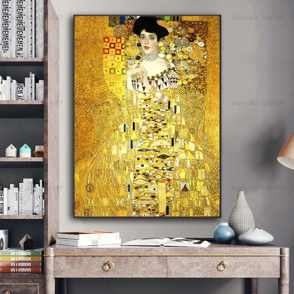 Настенная картина CP170 Густава Климта на холсте плакаты и принты ВИНТАЖНЫЙ ПЛАКАТ