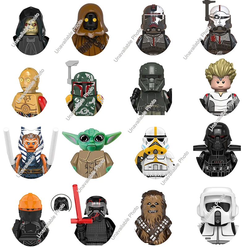 Конструктор DISNEY джедая йода ахсока шаак Ти Люк Скайуокер Оби-Ван Кеноби Сит