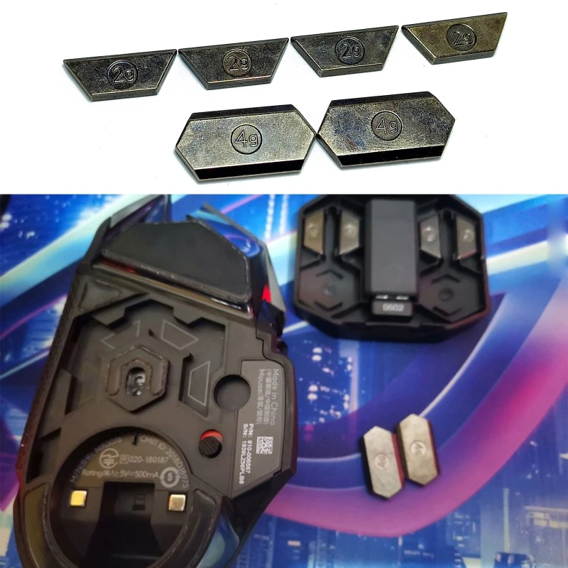 1 Set New Original Counterweight Weighting Block for logitech G502 Wireless Mice