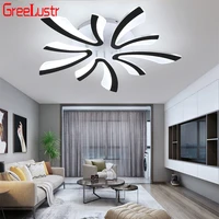 modern acrylic led chandelier ceiling lamp lustre silver for living room bedroom pendant light fixtures crystal indoor lighting