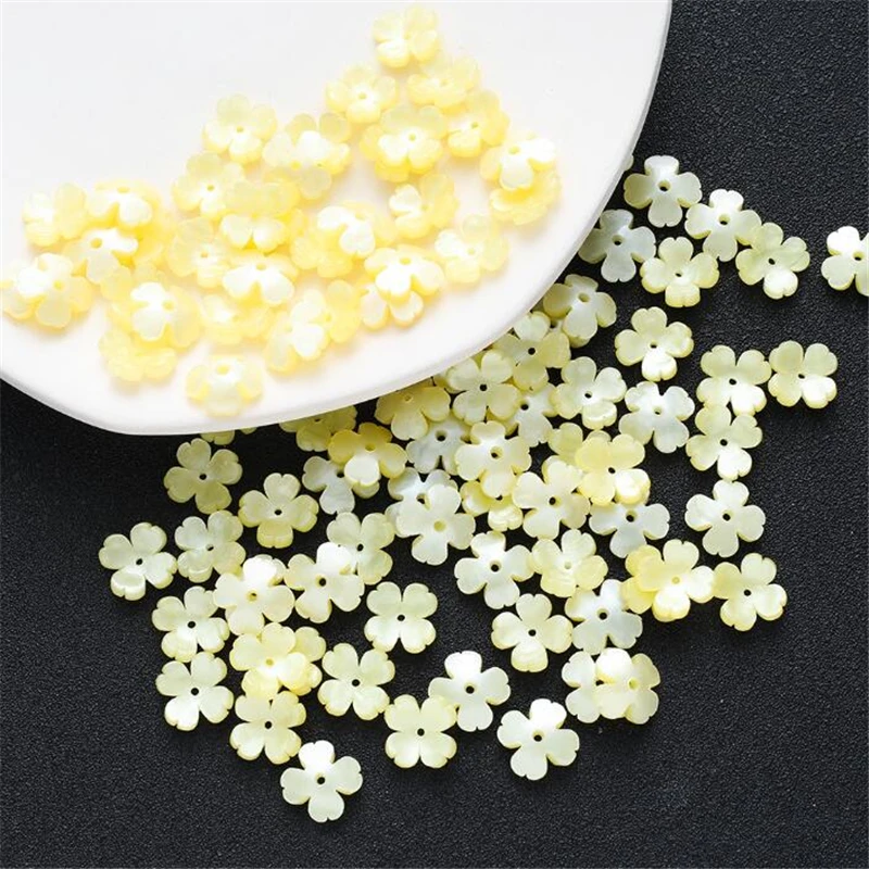 20Pcs/Lot Acetic Acid 3D Flower Beads Torus 14MM Petals Spacer Beads Charm Connectors Diy Hair Jewelry Making Resin Acessories