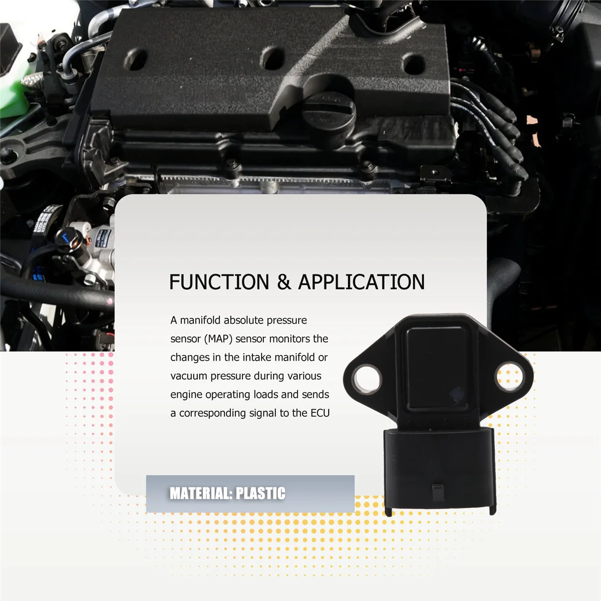 Датчик давления в коллекторе (MAP) 39300-22600 для HYUNDAI KIA 39300-38110