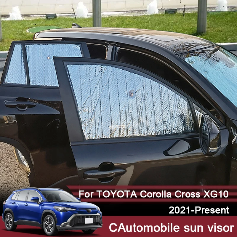 Автомобильные солнцезащитные занавески с УФ-защитой для Toyota Corolla Cross XG10 2021-