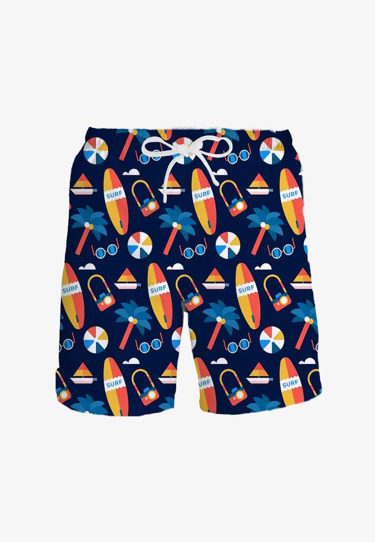 Мужские пляжные шорты на завязках Модные дышащие плавки с 3D принтом градиентные