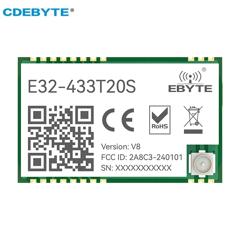 Беспроводной модуль Lora E32-433T20S-V8 5 км большой диапазон передачи IPEX/антенна с