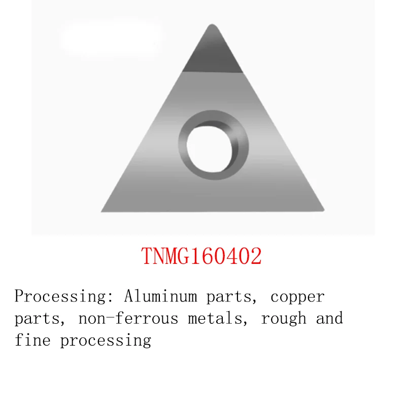 YRFL 5 шт. PCD алмазные вставки для ЧПУ APKT 1604 DCGT 11T30 4 медные алюминиевые с высоким