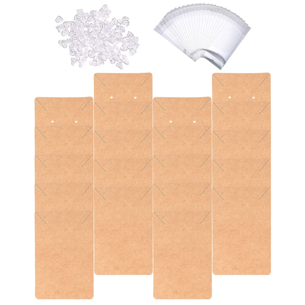 

Bulk Jewelry Bracelets Hanging Cards Jewelry Rack Hanging Earring Cards Jewelry Paper Plastic Earring Holder DIY Earring Cards