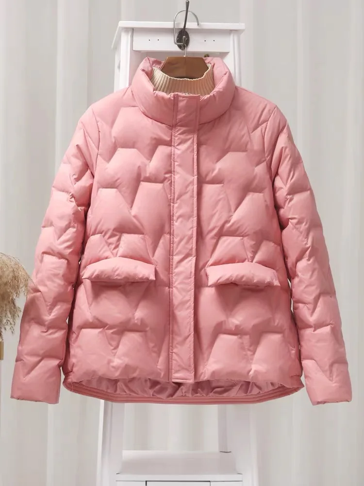 

New Women Down Jacket Casual Style Autumn Winter Coats And Parkas Female Outwear