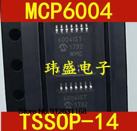 

20 шт./лот MCP6004-I/ST TSSOP14