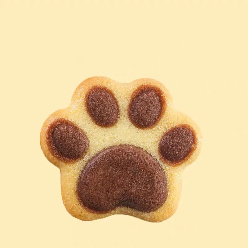 Пищевой силикон форма для помадки кошачьего следа формы торта кексов печенья