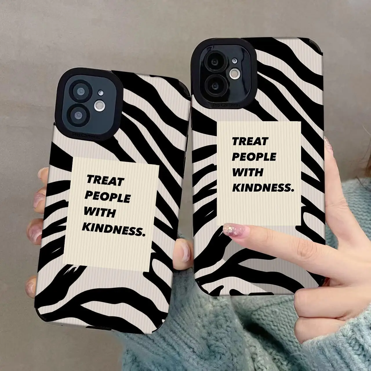 

DMAWMJ phone case for iphone 11 14 pro max 13 12 Zebra-stripe silicone back cover for iphone 7 plus 8 se2 6s xr xs max x bumper