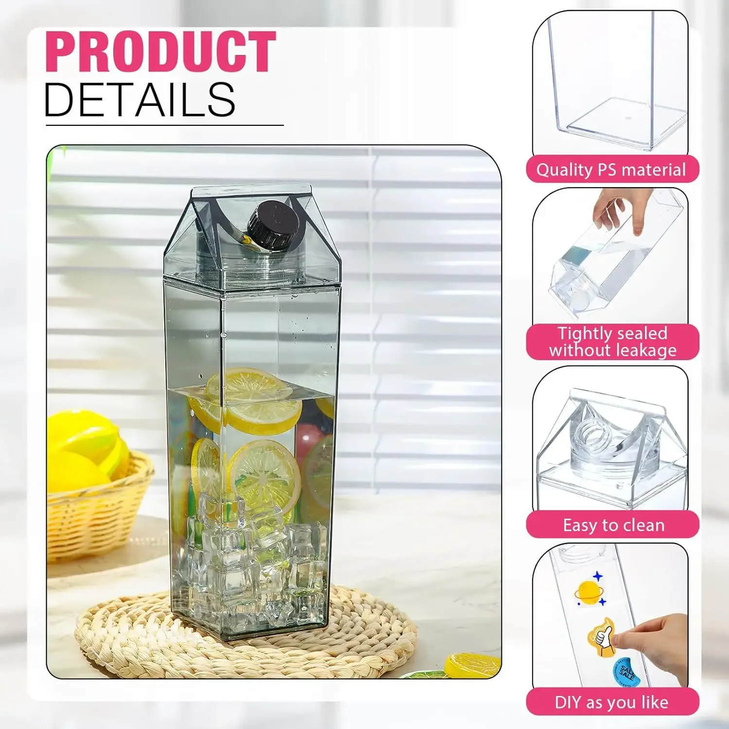 

MOONBIFFY пластиковая термокружка 500/1000 мл