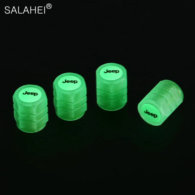 

4pcs Car Wheel Tire Valve Caps Tyre Rim Stem Covers For JEEP Renegade Patriot Wrangler Compass Grand Cherokee Trail Hawk Rubicon