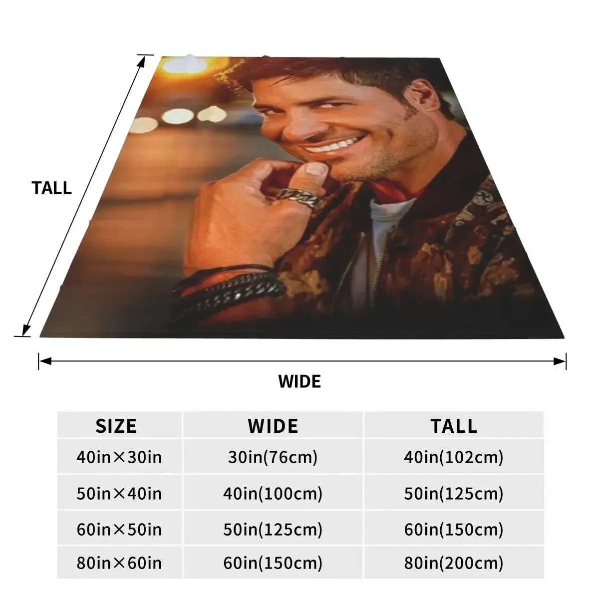 Chayanne Флисовое одеяло