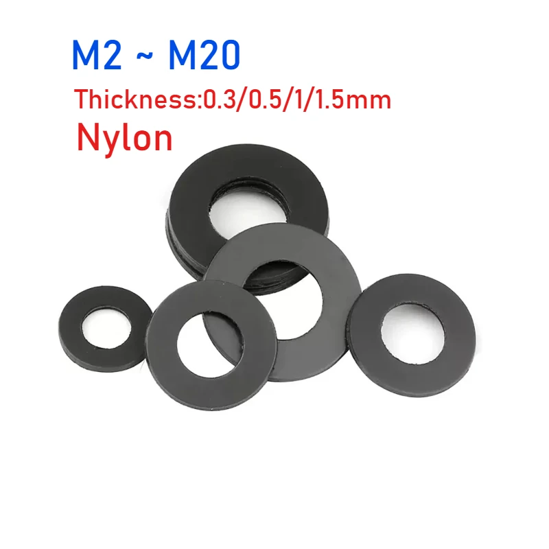 

Нейлоновые шайбы M2-M20