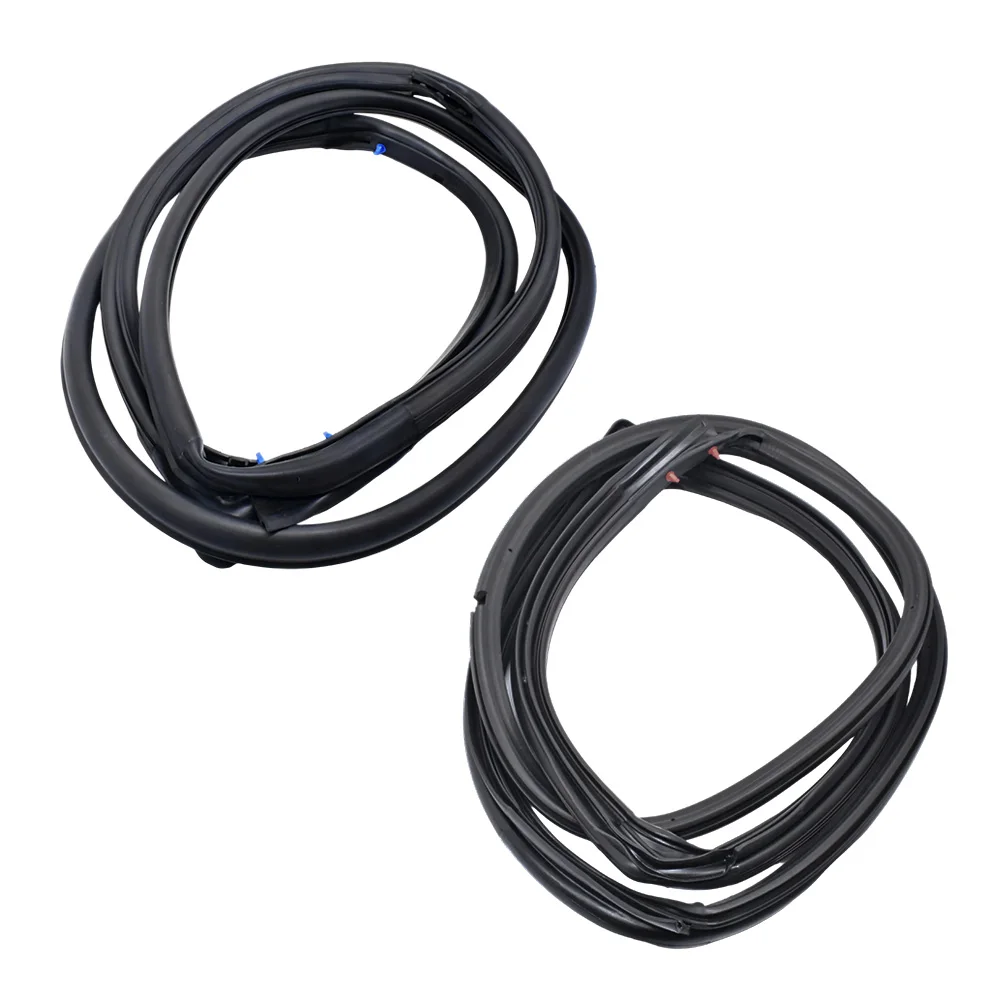 

2 шт. уплотнитель передней двери, водонепроницаемая ветрозащитная резиновая лента 55395274AW для Jeep Wrangler JK 2007-2018, автомобильные аксессуары