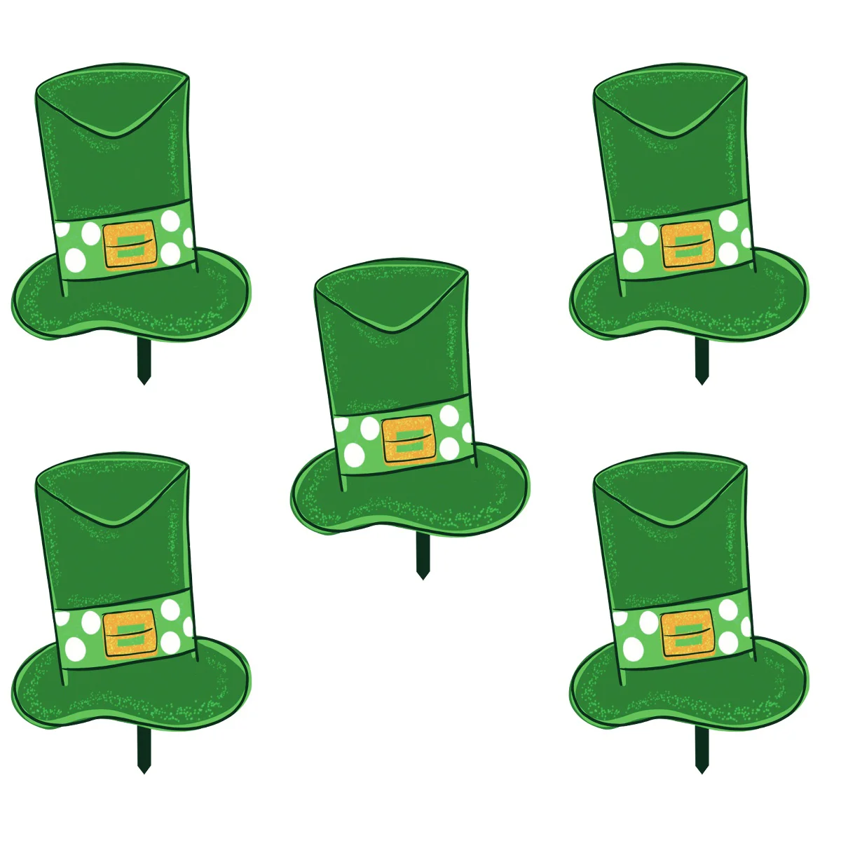 

5x Garden Sign Party Favor Yard Sign St Patricks Decoration Patrick Ornament St Patricks Day Decoration